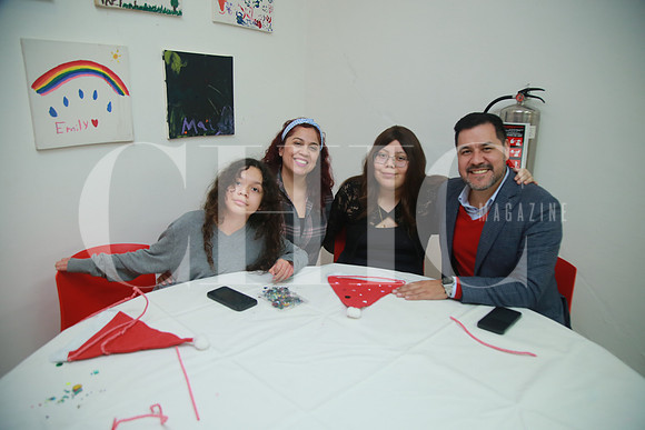 Lizeth Martínez, Daniela Esparza, Mayela Martínez y Sergio Martínez