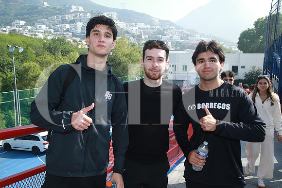 Samuel Price, Oscar Tafich y Axle Benavides