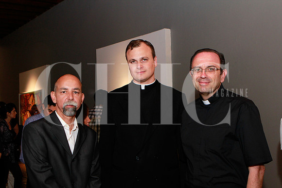 Checo Cuellar, Louis Descleves y Leopoldo Cuchillo