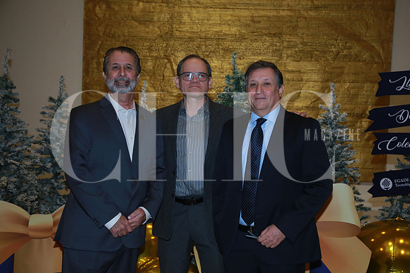José Espino Barros, Rigeberto González y Manuel Villegas