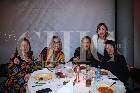 Elia Parada, Sussy Elizondo, Yanine Garza de Niño de Rivera, Marisela Rodríguez y Beba Vázquez