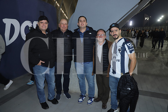 Jorge Barraza, Juan Carlos Montemayor, Fernando Barraza, Patricio Herrera y Bernardo Herrera