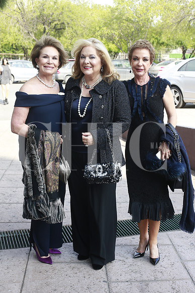 Lucha Fox, Liliana Melo de Sada y Martha Sagaun de Fox