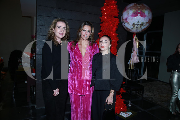 Karla Ferrgno, Rosa María Oliver y Lourdes Tirado