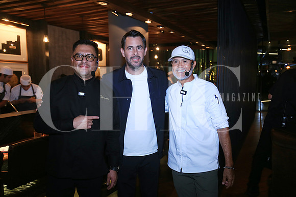 Alejandro Pérez, Víctor Setien y Ángel Carvajal