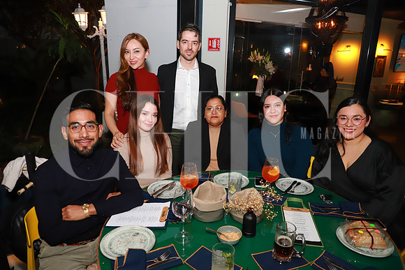 Alejandro Alvarez, Maria Perez, Gloria Sanchez, Sofia Roger, Nidia Limas, Cristina Cortés y Fabio Tavoni 2