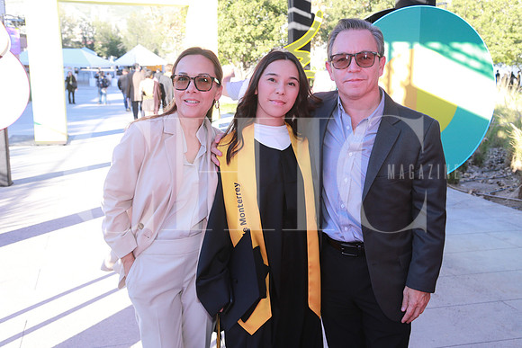 Sandra Saldaña, Sandra Cantualla y Javier Cantualla