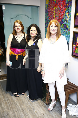 Romelia Elizondo, Laura Vargas y Beatriz Zepeda