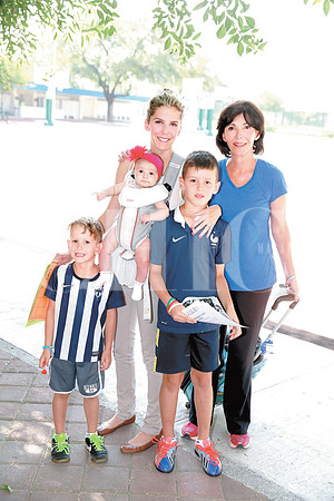 Beatriz Javelly, Beatriz García, Santiago Coindreau, Emma Coindreau y Roberto Coindreau