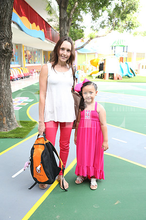 Regina Garza de Segovia y Valentina Segovia