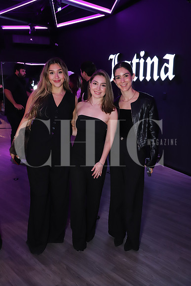 Celina Salazar, Mara García y Sofia Morales0
