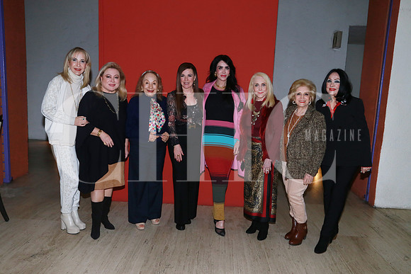 Lulú González, Marina Benavides, Aurora Cantú de Cagnasso, Marlene Dávila, Martha de Ruiz, Tey González, Sandra Santos yTere González de Robles