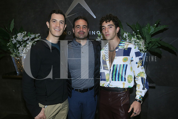 Carlos González, Alejandro González y Juan Bringas