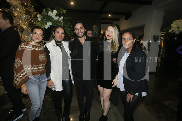 Daniela de la Fuente, Ana Peña, Vico Sánchez, Evelyn Moreno y Keiko Vázquez