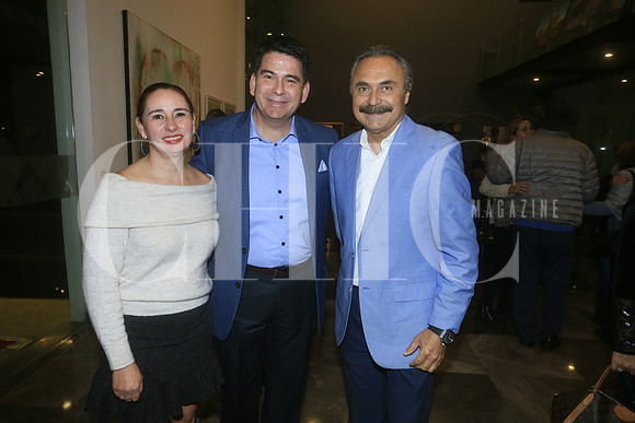 Maria Fernanda Martínez de Guzmán, José Enrique Guzmán y Refugio Benavides