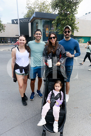 Frida Mathenberger, Víctor Valdés, Erika Delgado, Ricardo Valdés y Marian Valdés