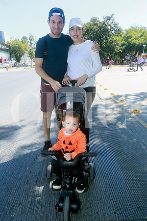 Adrian Garza, Eugenia Aldape y Emilia Garza