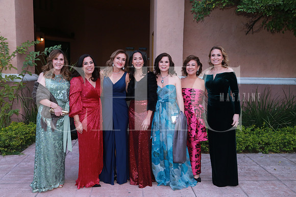 Ana Ivonne García, Lilina De la Fuente, Myrna Rubio, karla Arrollo, Ana Mónica Liz, Verónica Castillo y Cristina Nuño