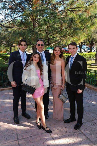 Santiago Rivero, Ela Rivero, Carlos Rivero, Gabriela Serna y Diego Rivero 1