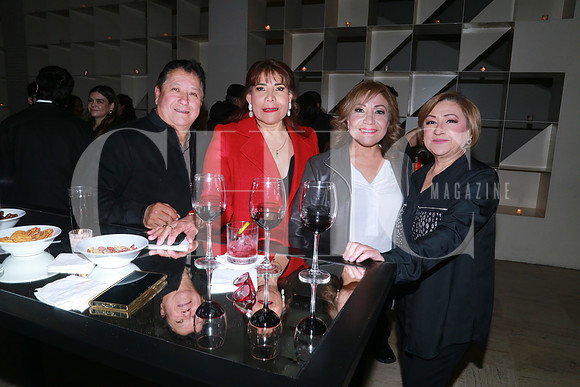 José Antonio Díaz, Carmén Díaz, Laura Martínez y Teresa Muro