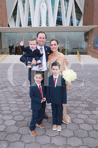 Gerardo Guerra, Lucia Guzmán de Guerra, Pablo Guerra, David Guerra y Andrés Guerra
