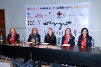 Aurora Cantú de Cagnasso, Claudia Chávez de García, Vero Batiz de Samar, Alejandra Carranza y Marisela Varela de Arriaga