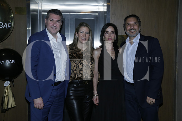 Roberto Safi, Caty Villarreal de Safi, Marissa Safi y Ricardo Safi