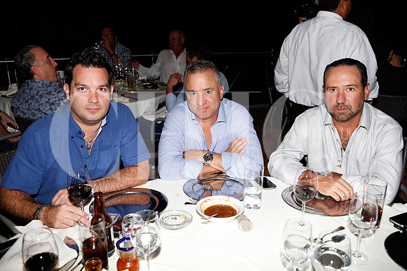 Claudio Zambrano,  Patricio Garza y Víctor Gutiérrez