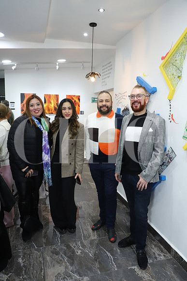 Azucena Cruz, Mariana Cerecero, Manuel Villamar y César Peralta