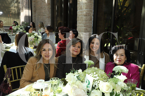 Alejandra de la Garza, Patricia Reyes de Salazar, Mariana Galván de González e Irma de Lobo