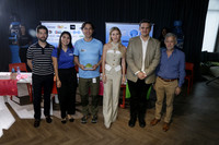 Hugo Ramírez, Mery Galindo, Javier García Iza, Andy Benavides, Jesús Villarreal y Marco Ayala