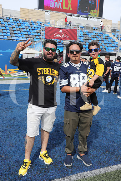 Omar de la Rosa, Alberto Larios y Johan de la Rosa