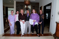 Lourdes Suárez, Zandra Gámez de Meuchi, Noemi Suez, Gina Zertuche, Silvia Barba e Isabel Ruenes