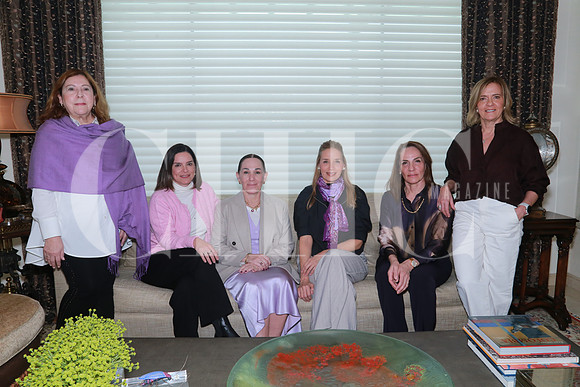 Silvia Barba, Zandra Gámez de Meuchi, Lourdes Suárez, Gina Zertuche, Isabel Ruenes y Noemi Suez.