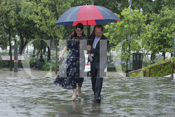 Sandra de Lozano y Emilio Lozano