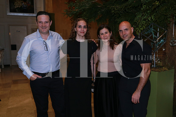 Luis Villanueva, Lorena Treviño de Villanueva, Consuelo Lankenau de Aguirre y Álvaro Aguirre