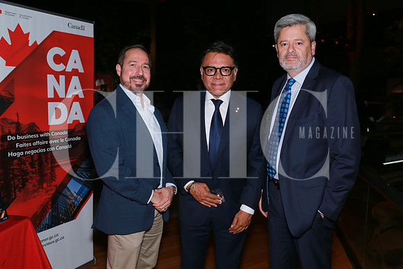 Hugo Villarreal, Julio Luna y Mauricio Cruz