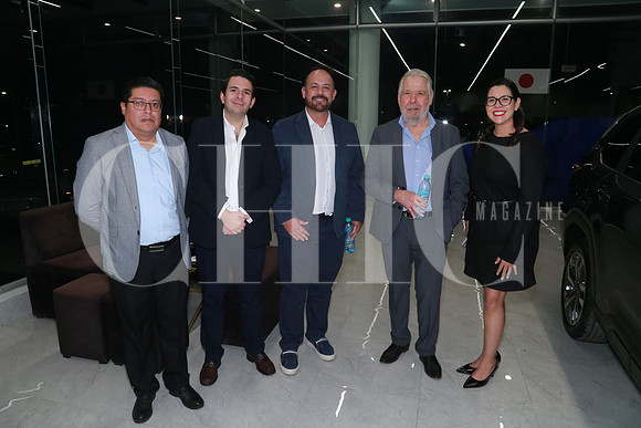 Ramiro Pérez, Diego Munguia, Ramón Borgoña, Ricado Trueba y Valeria Resendiz
