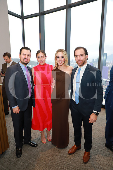 Gustavo de la Garza, Rosario Salas, Fernanda Clouthier y Benjamin Ortega 1