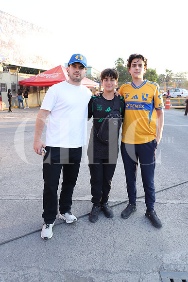 Michel Zarur, David Treviño y Diego Treviño0