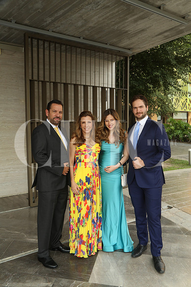 Rosendo Quintanilla, María de la Garza de Quintanilla, María Belden y Gonzalo Backhof