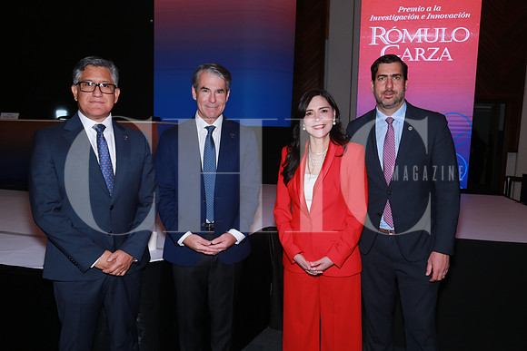 Javier Guzmán, Guillermo Torre Amione, Claudia Félix y Juan Pablo Murra