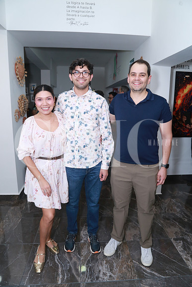Perla Benitez, Eliezer Blanco y Salvador López