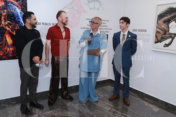 Wayo Torres, César Peralta, Beatriz Bárcena y Edgar Sandoval