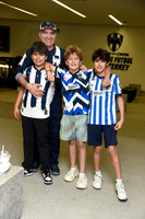 Bernardo Chapa, niños, Gonzálo Chapa, David Galván y Gilberto Luna