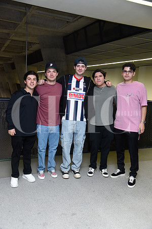 Diego Martínez, Sebastián López, Patricio Vignau, Alejandro Rodríguez y Erick Madrigal