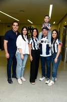 Hugo Barrera Jr. Lizette Ibarra, Claudia Rodríguez, Hugo Barrera, niña Eugenia Barrera y Analía Barrera