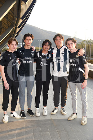 Roberto Boughton, Carlos de la Peña. Claudio Zambrano , Kian Bjelland y Roberto Peña