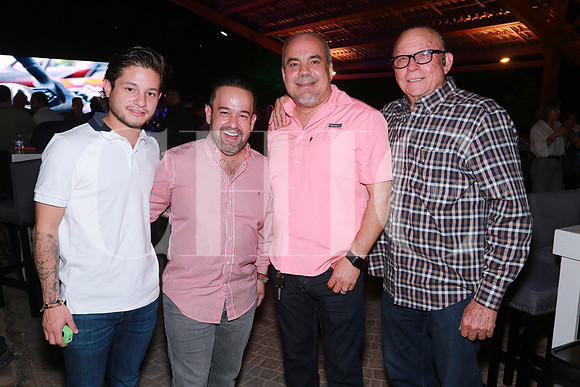 Alex González, Alejandro González, Hugo Salazar y Abraham Kuri
