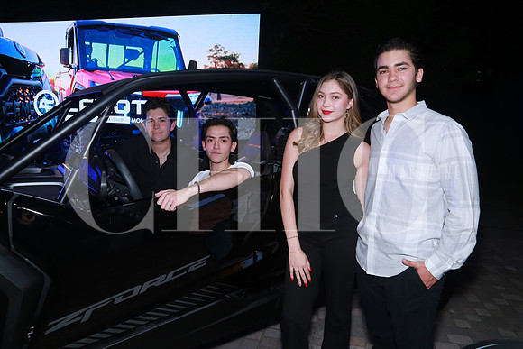 Nicolás Cardona, Eduardo Tamez, Romina Cardona y Adrián Palacios